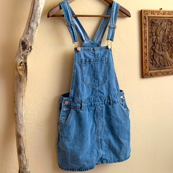 Forever 21 Denim - Forever 21-Light Denim Overall Dress dress